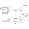 Кухонная мойка GRANULA KITCHEN SPACE KS-5045U золото сатин 5045U ZOLOTO CATIH