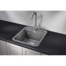 Кухонная мойка GRANULA СТАНДАРТ ST-4202 графит (черно-серый) 4202 GPAFIT