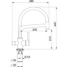 Смеситель GRANULA GR-0075 сланец 0075 CLAHEC